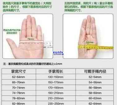 翡翠手镯大小对照表：详细图解及尺寸参考