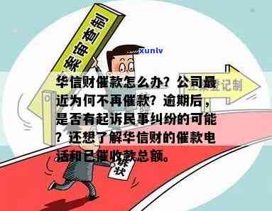 华信财催款怎么办，「华信财催款解决攻略」：教你怎样应对逾期