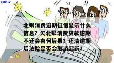 北银消费贷逾期几天算逾期？未还款的结果是什么？