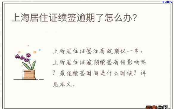 上海居住证逾期未领取？未续签怎么办？别担心，这里有解决方案！