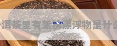 茶叶泡完有絮状漂浮物是什么？解析其来源与成分