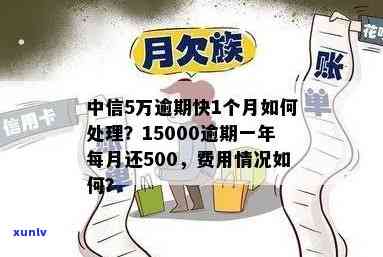 中信逾期15000一年，每月还500，会否被起诉？