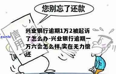 兴业银行逾期1万2被起诉了怎么办，兴业银行逾期1万2被起诉，怎样应对？