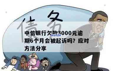 中信银行逾期3000元：是不是会被法院起诉？私人号码称要上门，真实情况怎样？