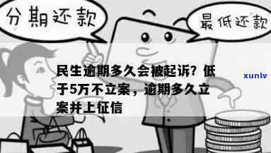 民生逾期多久会被起诉？影响立案时间的因素解析