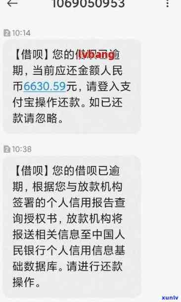 借钱：逾期一天，收到催款短信请求一次性还清，是不是会作用？