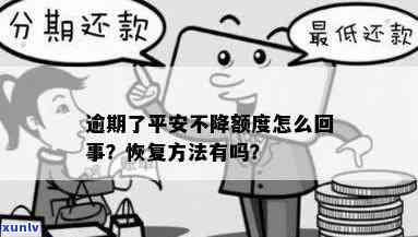 平安没逾期降额度了，怎样解决？