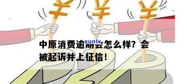 中原消费逾期，警惕中原消费逾期：作用信用、产生高额罚息！