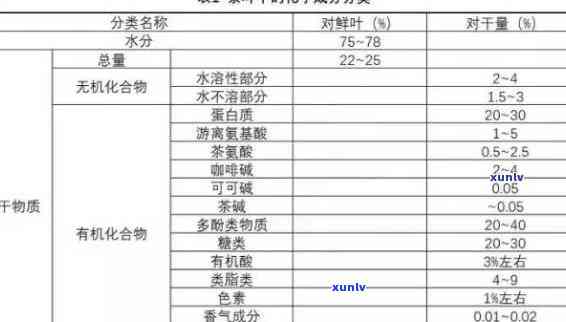 茶叶营养成分有哪些种类？深入了解其组成与功效