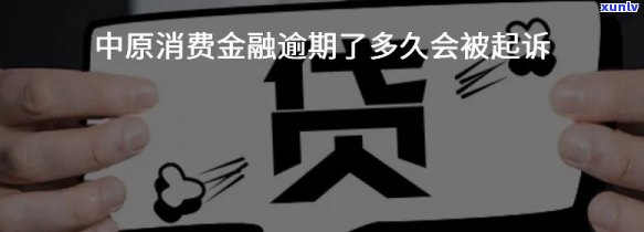 中原消费逾期多久会被起诉，中原消费：逾期多久会面临被起诉的风险？