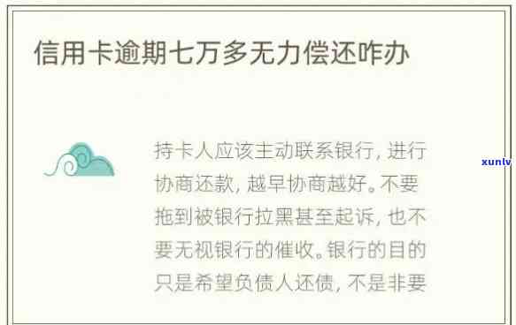 中信7万额度逾期了会怎样，中信银行信用卡逾期7万元，也许会面临哪些结果？