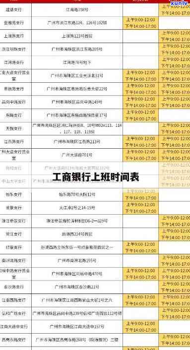 工行深圳网点营业时间一览表，详细查询信息全在这里