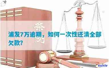 浦发逾期第四天：一次性还清的请求怎样解决？