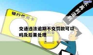 逾期交通违法表现不接受解决会有何结果？