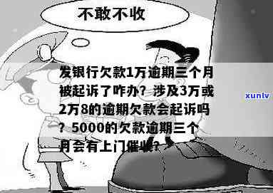 发银行欠款1万逾期三个月被起诉了，怎样解决？