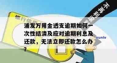 浦发万用金逾期多久银行会让一次性结清，浦发万用金逾期多久会要求一次性结清？银行规定解析