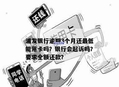 浦发银行逾期3个月：被起诉怎么办？还清更低还款能否继续采用卡？