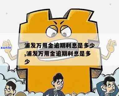 浦发万用金利息逾期-浦发万用金利息逾期怎么算