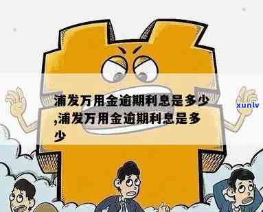 浦发万用金逾期九万-浦发万用金逾期九万利息多少