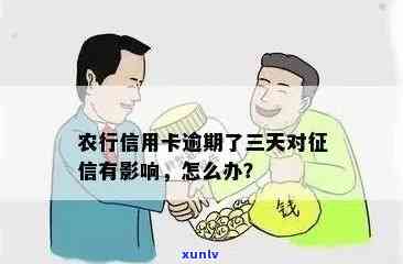 农业信用币逾期3天会有什么后果？