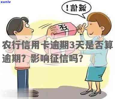 农业信用币逾期3天会有什么结果？