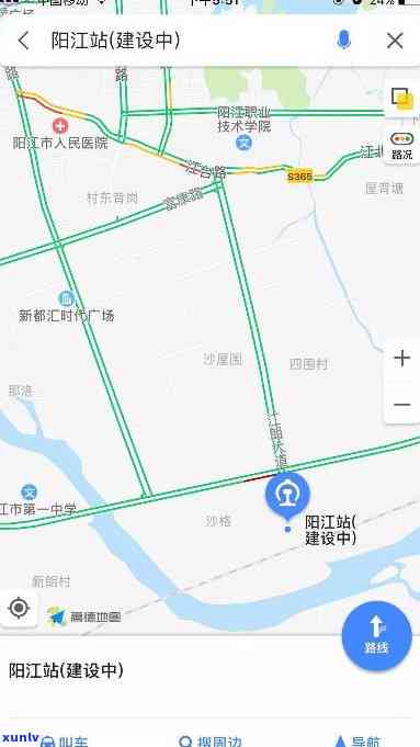 求指路：江市茶叶场具 *** 置？