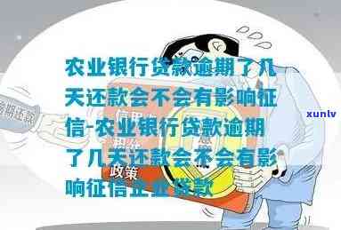 农业银行还款逾期一次，会对个人信誉产生作用吗？