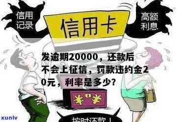 发逾期20000-发逾期违约金一般多少