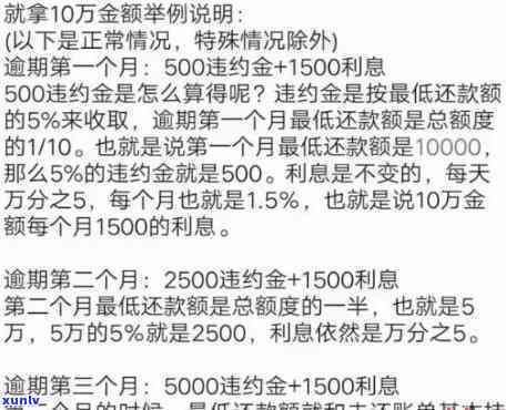 发逾期违约金一般多少，熟悉发逾期违约金：常见金额及计算  