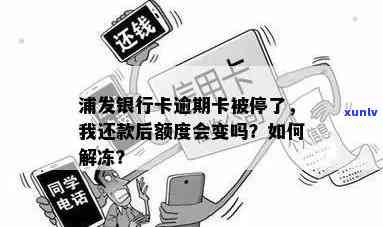 浦发银行卡逾期冻结了还完了怎么解冻，怎样解冻浦发银行卡逾期冻结状态？