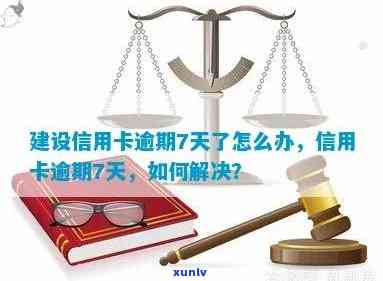 建设银行逾期了7天怎么办，怎样解决建设银行信用卡逾期7天的疑问？