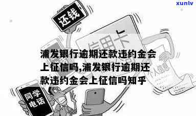 浦发银行逾期还款：高额违约金和利息合法？上吗？能否退款？