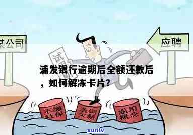 浦发逾期冻结还全款-浦发银行卡逾期冻结了还完了怎么解冻