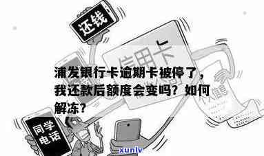 浦发逾期冻结还全款-浦发银行卡逾期冻结了还完了怎么解冻