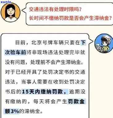 逾期未缴纳罚款的滞纳金，逾期未缴交通罚款将产生滞纳金，切勿忽视！