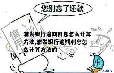 浦发逾期还款怎么算利息的，详解浦发银行逾期还款利息计算  