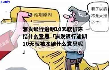 浦发银行逾期10天就被冻结什么意思，浦发银行逾期10天即被冻结，你知道这意味着什么吗？