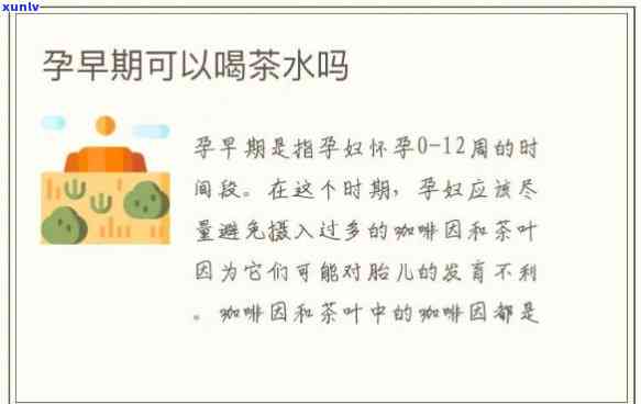 孕早期能喝茶叶水吗-孕早期能喝茶叶水吗?