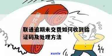 联通逾期未交费：怎样接收验证码及结果解决  