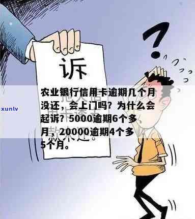 我农行信用卡20000逾期4个多月未还，有何结果？