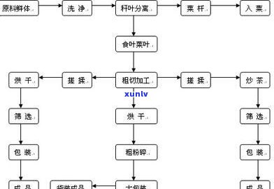 茶叶的生产工艺流程图详解及模板