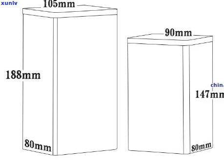 高档茶叶盒大小尺寸图，实用指南：高档茶叶盒的常见大小和尺寸图