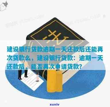 建设银行贷款逾期1天，逾期还款警示：建设银行贷款，一天之差可能带来严重结果