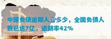 中国多少负债逾期人？全国负债人数已达7亿，逾期率42%，逾期人员将面临被抓、被起诉的风险！