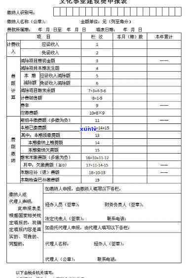 如何填写文化建设申报表及相关报告与税收文件