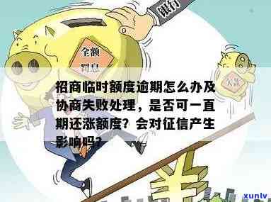 招商逾期会不会降额度？逾期多久会作用、临时额度？