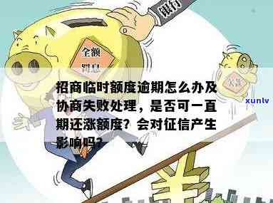 招商临时额度逾期解决攻略：协商失败、期还款、涨额度、不作用、还不起等全攻略