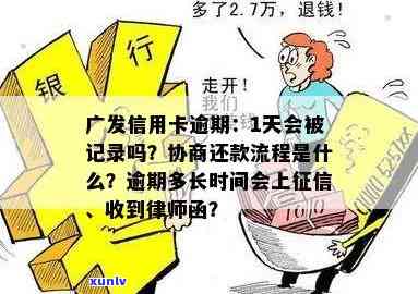 广发逾期一天违约金：能否申请退回？作用信用记录吗？