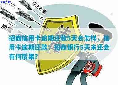 招商商务卡逾期5天会有何结果？包含处罚措和是不是会作用卡片采用。