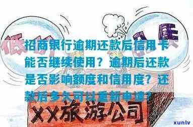 招商银行逾期还款后额度能否继续采用？还清后多长时间可以重新申请？